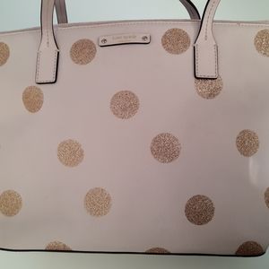 Kate spade glitter polka dot purse